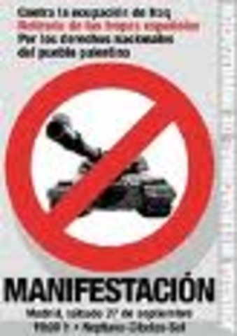 movilización internacional contra la guerra