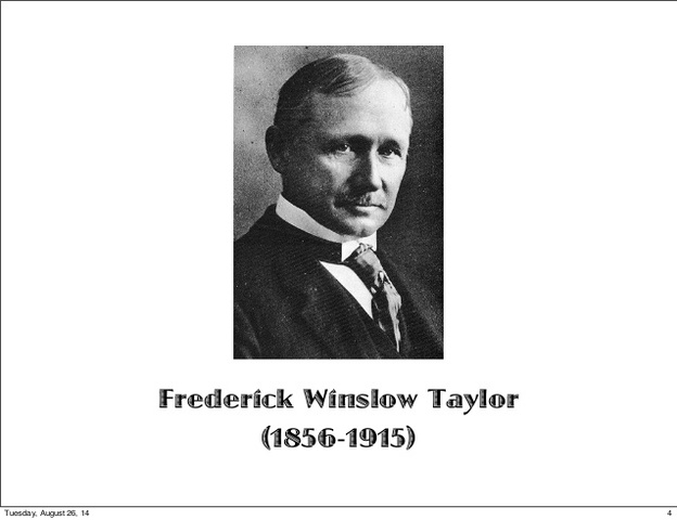 FREDERICK WINSLOW TAYLOR