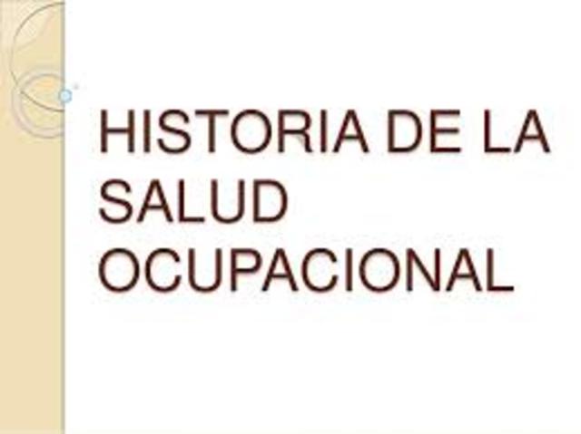 COMIENZO DE LAS LEYES DE LA SALUD OCUPACIONAL EN COLOMBIA