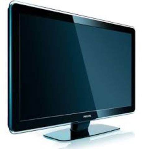 televisión plana