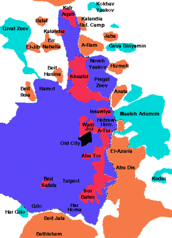 La ONU divide Jerusalen
