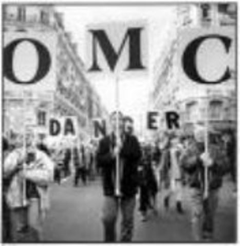 Protesta Segunda Cumbre Ministerial de la OMC y el Libre Comercio