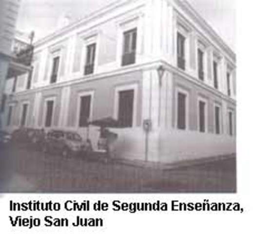 El Instituto Civil de Segunda Enseñanza