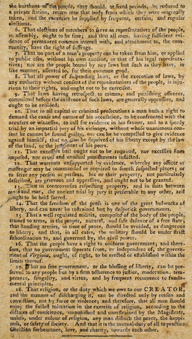 The Virginia Declaration of Rights