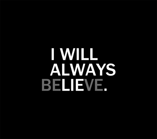 The lesson I learnt--never tell lies