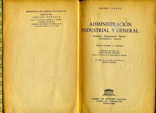 Administración industrial y general