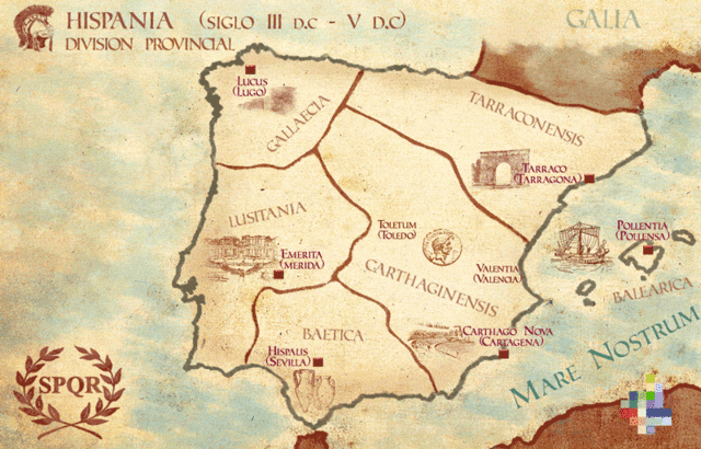 Finaliza la conquista romana de Hispania