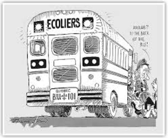 The Charter of the French language (“Bill 101”)