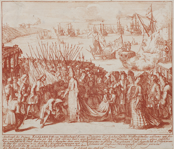 El Rei d'Espanya Carles III desenbarca a la platja de Badalona