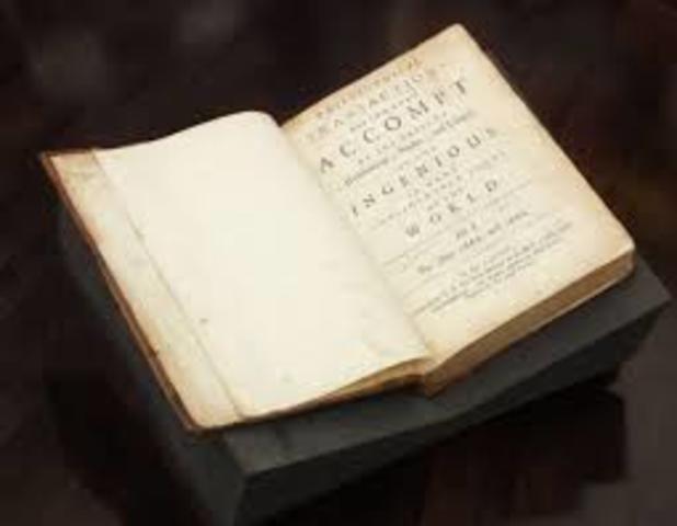 1st Scientific Journal Published by the Royal Society