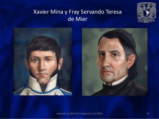 Xavier Mina y Fray Servando Teresa de Mier