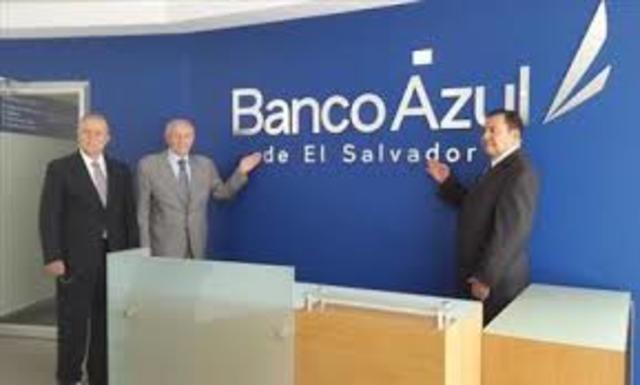 banco azul