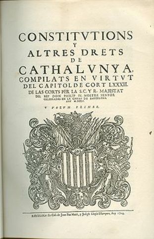 Constitucions catalanes