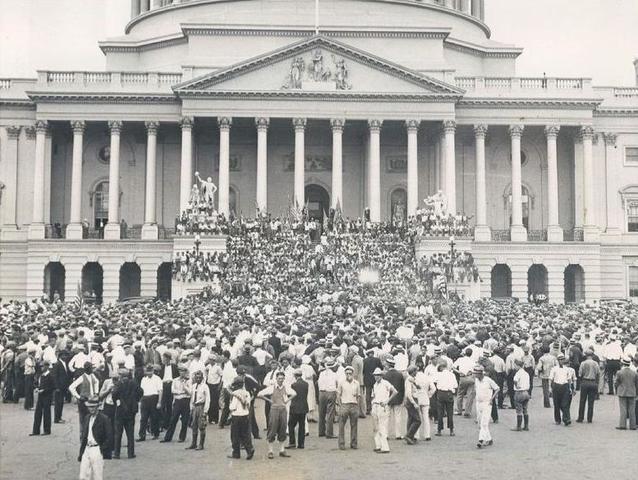 Hoover disbands the Bonus Army