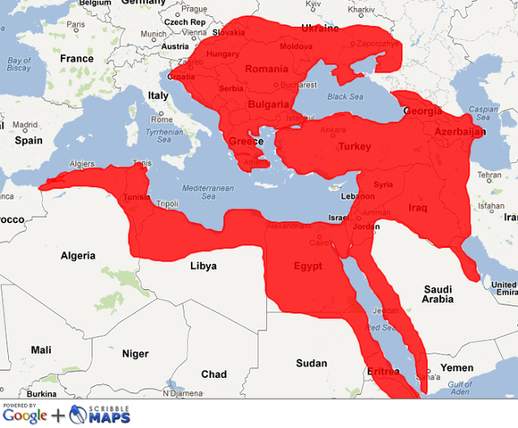 Ottoman empire reaches its peak