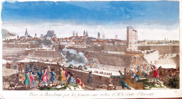 Inici del setge de Barcelona