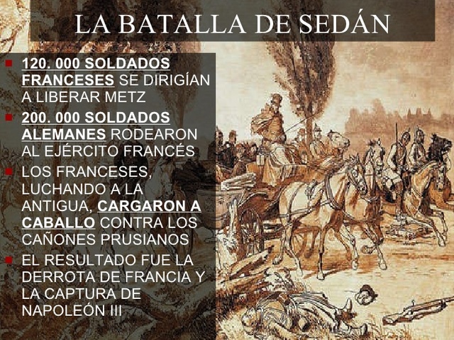 Guerra de 1870: Fin de la Unificación (III).
