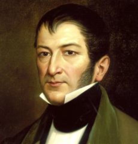 Nicolás Bravo cae prisionero (jefe insurgente)