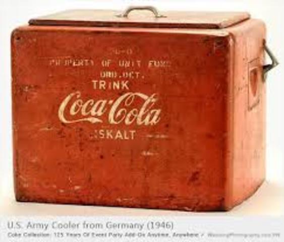 Red Cooler for Coca-Cola