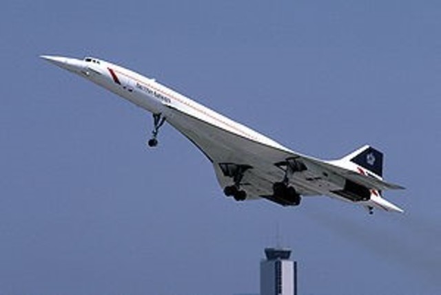 Avión supersónico concorde