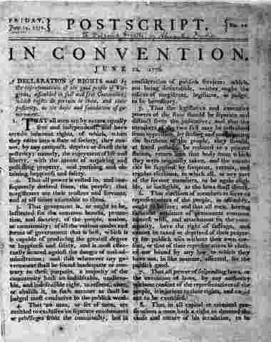 Virginia declaration of rights 1776