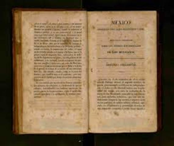 Simón Tadeo Ortiz. "México considerado como nación independiente y libre".