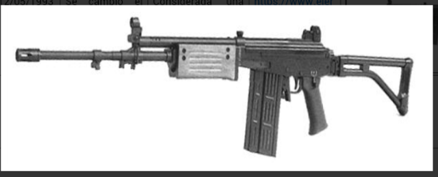 Se cambia el arma por el fucil galil 762