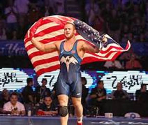 First wrestling match - first pin