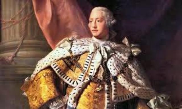 King George III Takes the Thrown