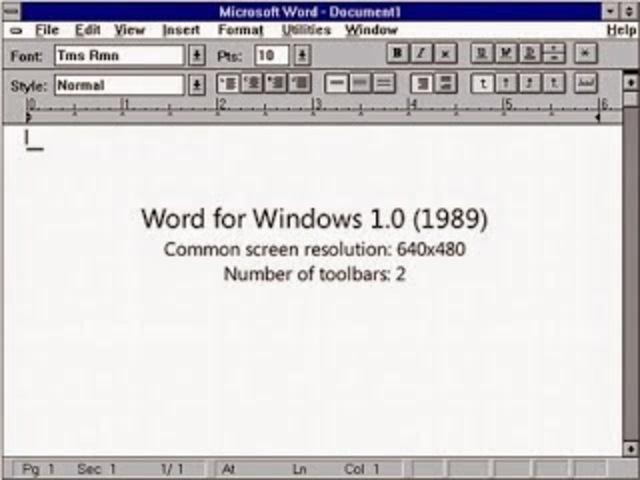 Word 1.0 (1983)