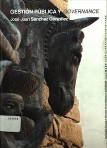 José Juan Sánchez González. "Gestión pública y governance"
