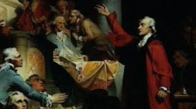 Patrick Henry's "If this be Treason..."