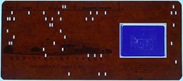 Uso de tarjetas perforadas