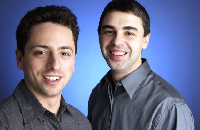 Larry Page (Míchigan) y Serguéi Brin (Moscú), fundadores de Google.