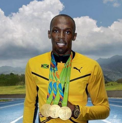 Usain Bolt broke world record