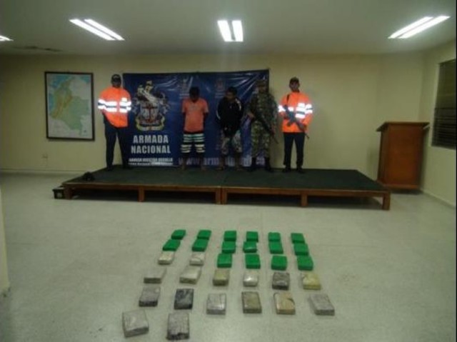 Armada Nacional incauta cocaína en el Golfo de Urabá