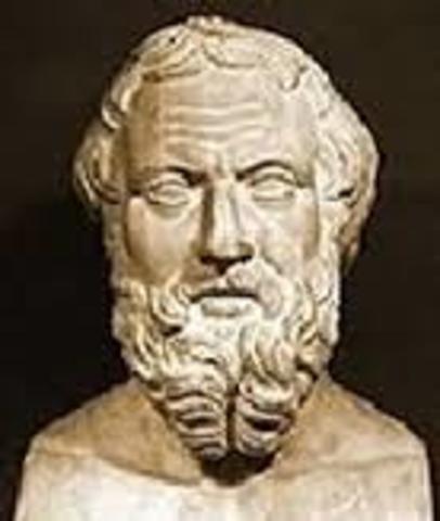 Herodotus concludes Earth is at least thousands of years old.