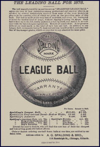 The first Standardized Baseball