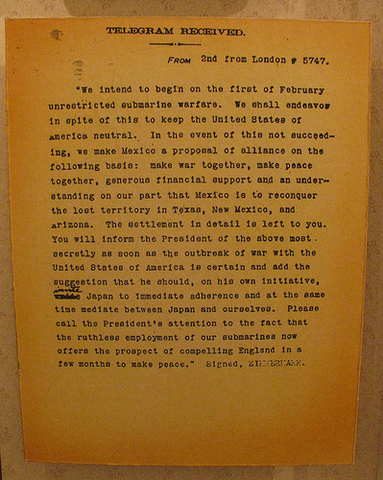 Zimmerman note intercepted