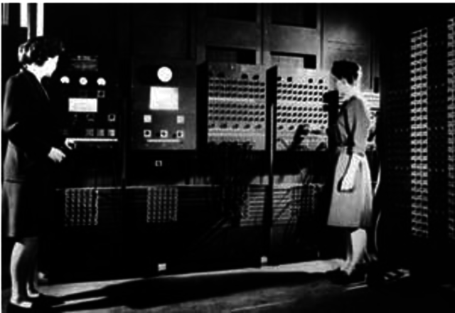 One of the first computers "ENIAC" is publicly announced