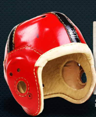 Hard Leather or Plastic Helmet