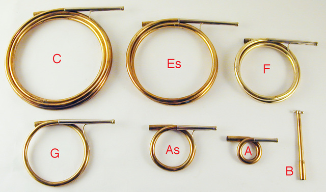 Changing the Key of a French Horn (Source: http://www.rugs-n-relics.com/Brass/french-horns/frenchhorn-History.html )