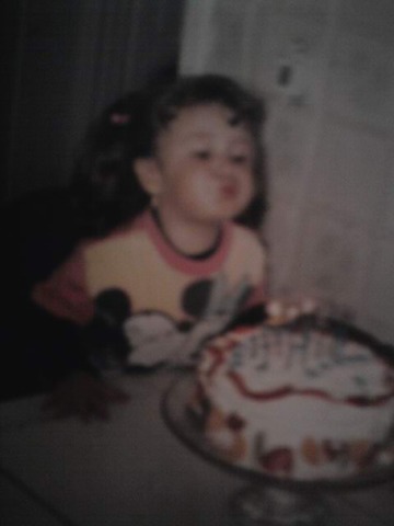 My first birthday.
