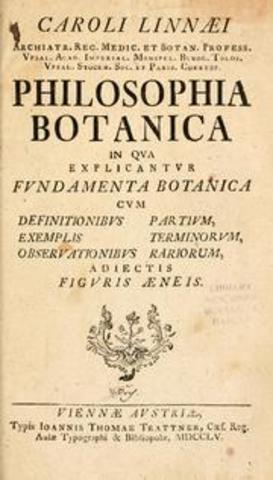 Philosophia botanica (Filosofía botánica)