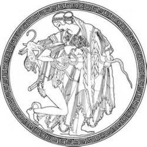 Wedding of King Pelius and Tetis