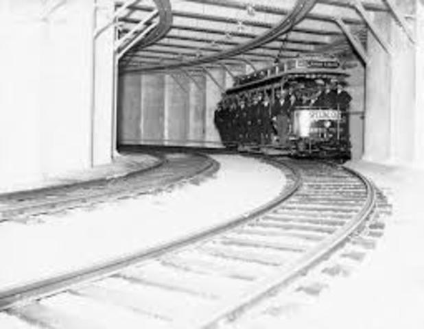 The first subway, Metropolitan Railways, was built