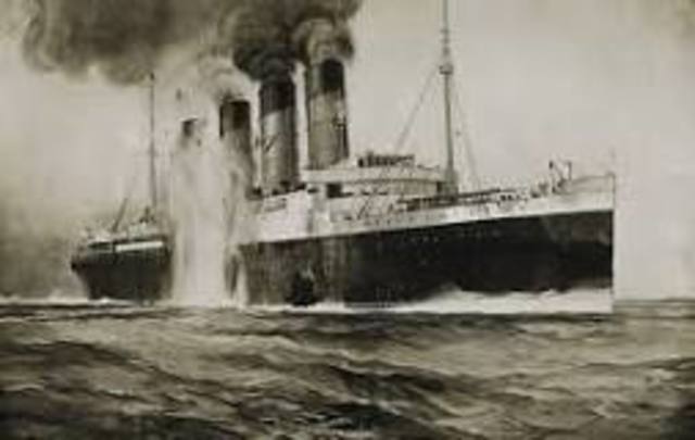 Lusitania sank