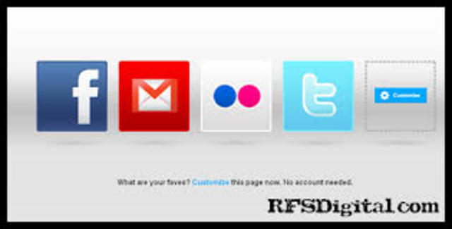 Aparece Facebook,Gmail y Vimeo