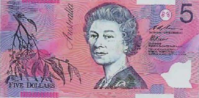 New Australian 5 dollor note