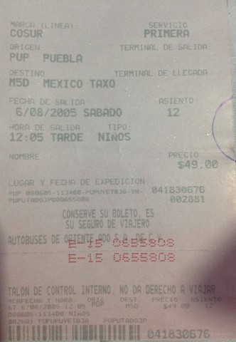 Mi primer viaje a D.F.